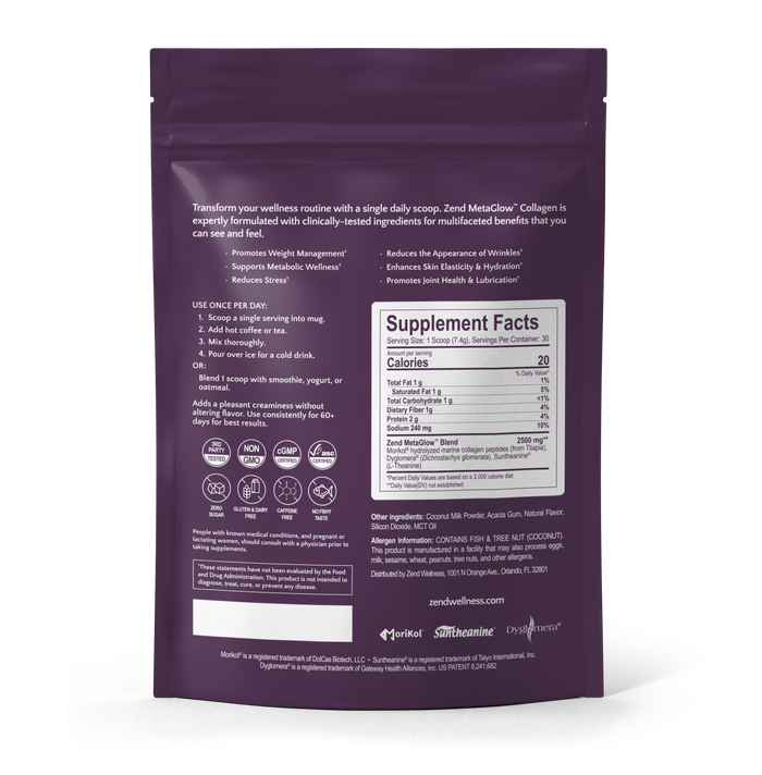 MetaGlow Collagen 60 Day Supply (2 Bags)